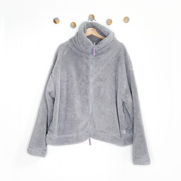 Free People Movement Dazed Jacket Fuzzy Fleece Teddy - Picture 3 of 10